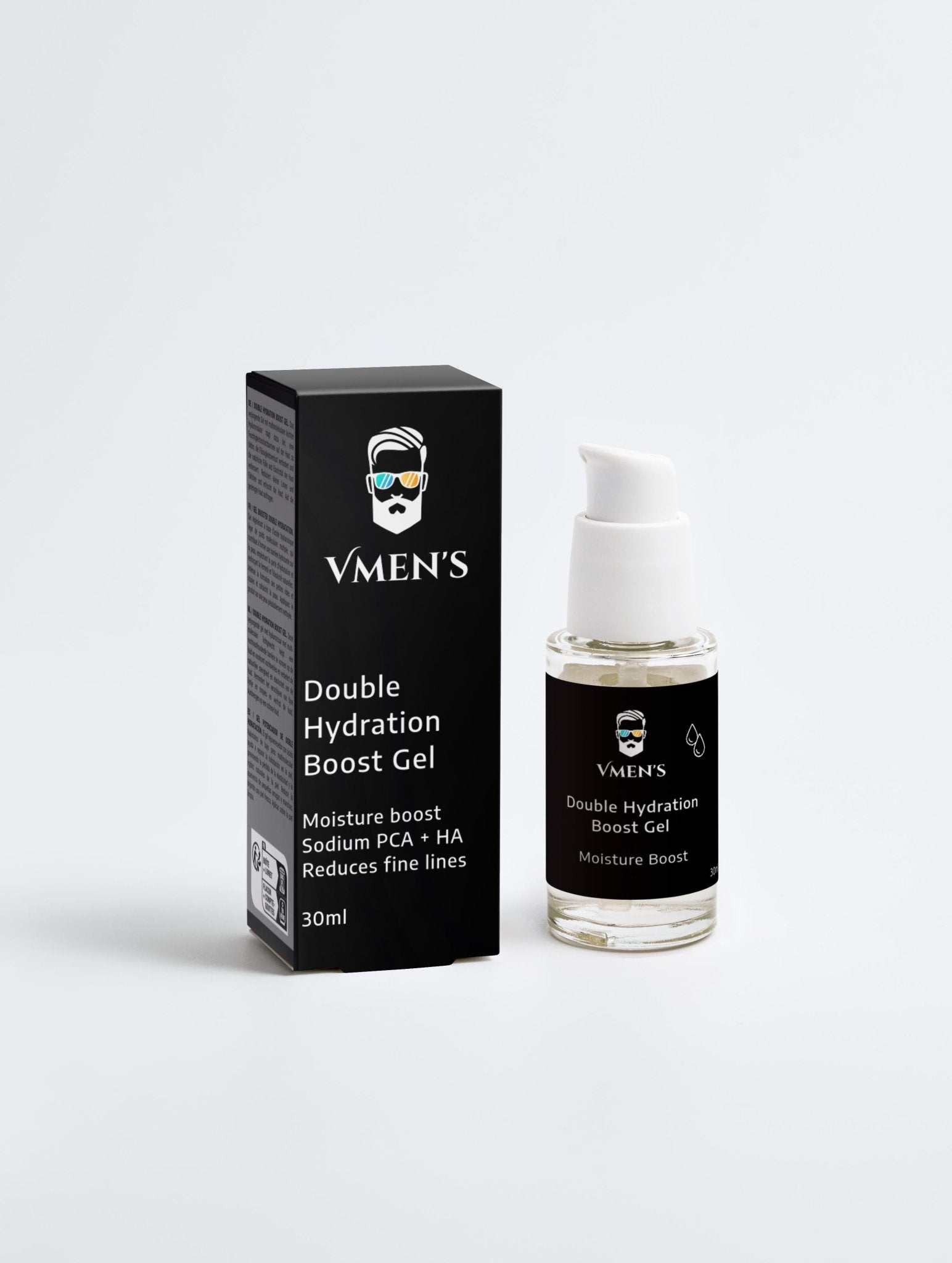 Double the Hydration, Double the Radiance: Introducing Our Double Hydration Boost Gel - Vmen's