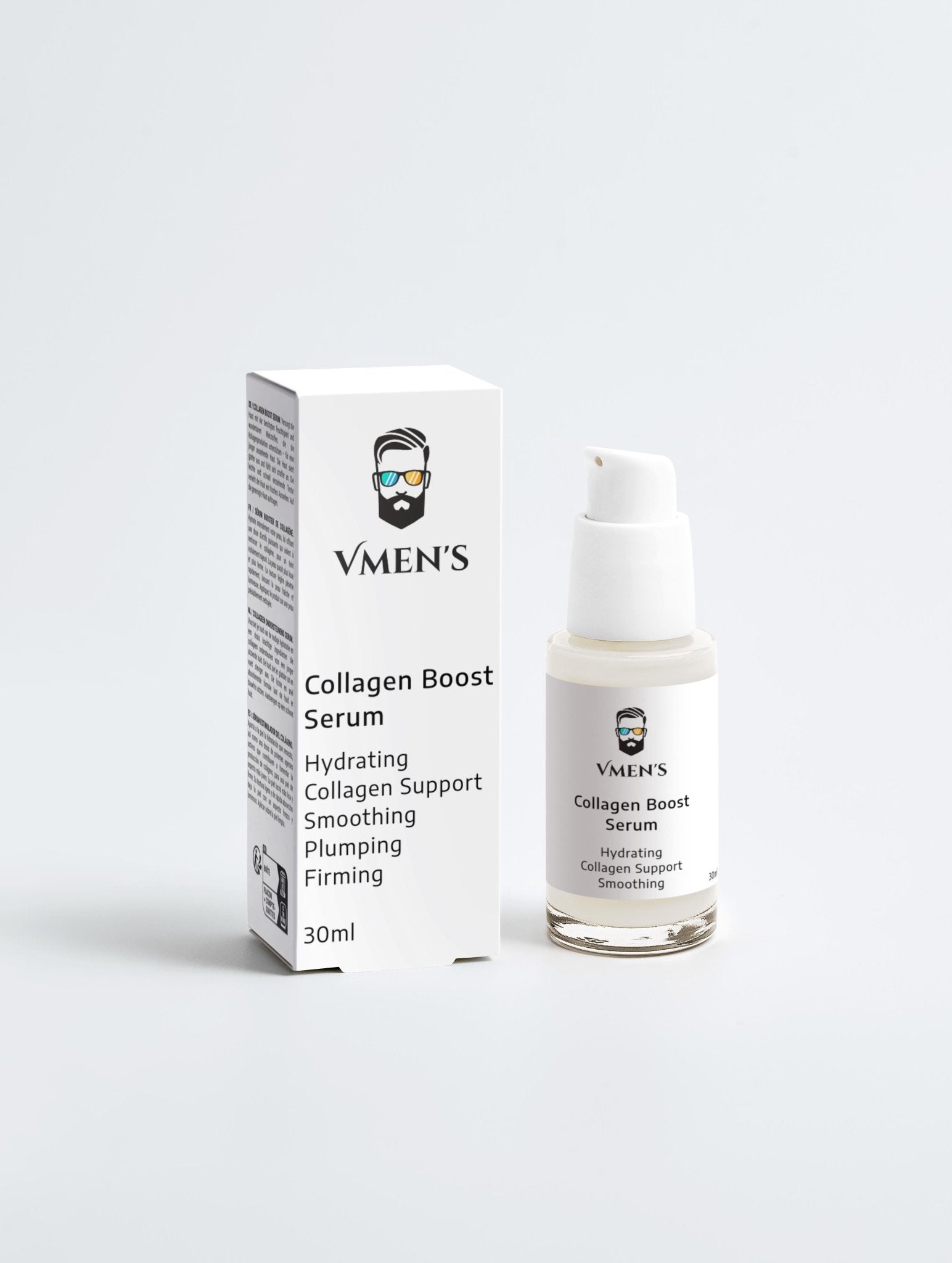 Elevate Your Skin with Strength and Vitality: Collagen Boost Serum - Vmen's