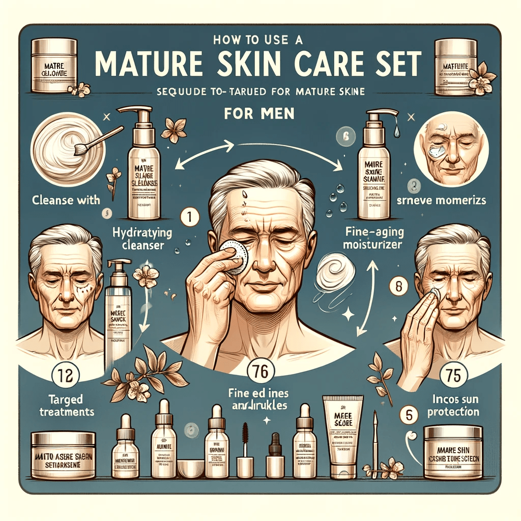 How to use Mature skin set guide - Vmen's