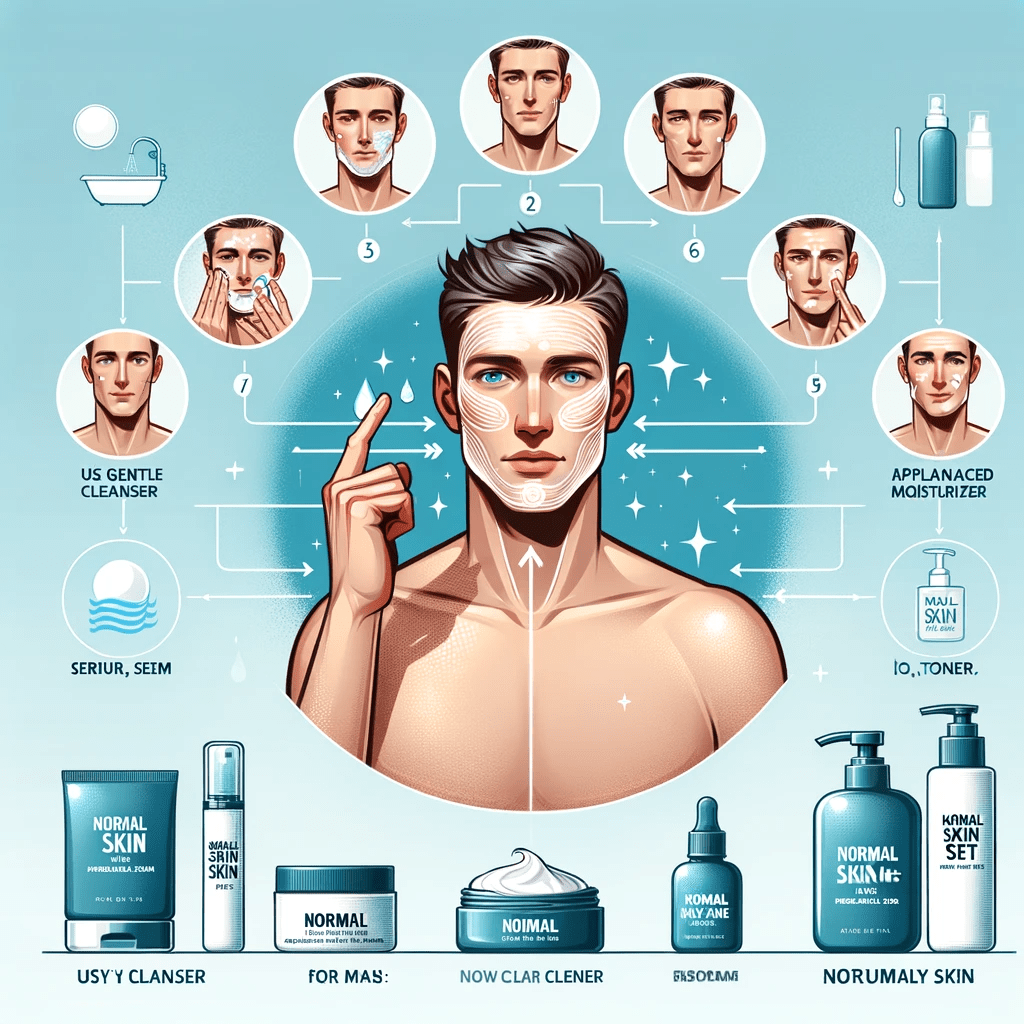 How to use Normal Skin Set guide - Vmen's