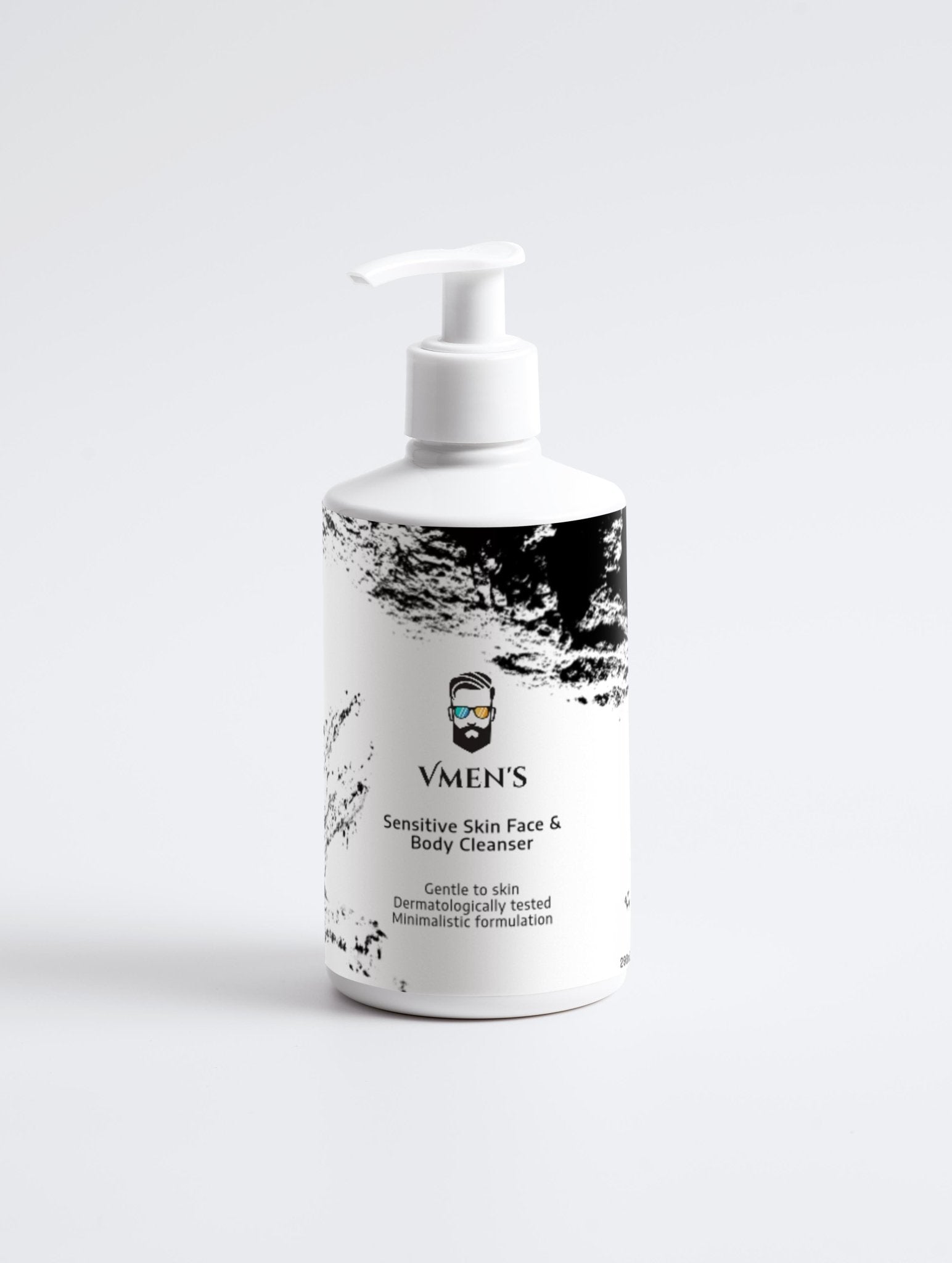 Sensitive Skin Face & Body Cleanser: Gentle Care for Sensitive Skin - Vmen's