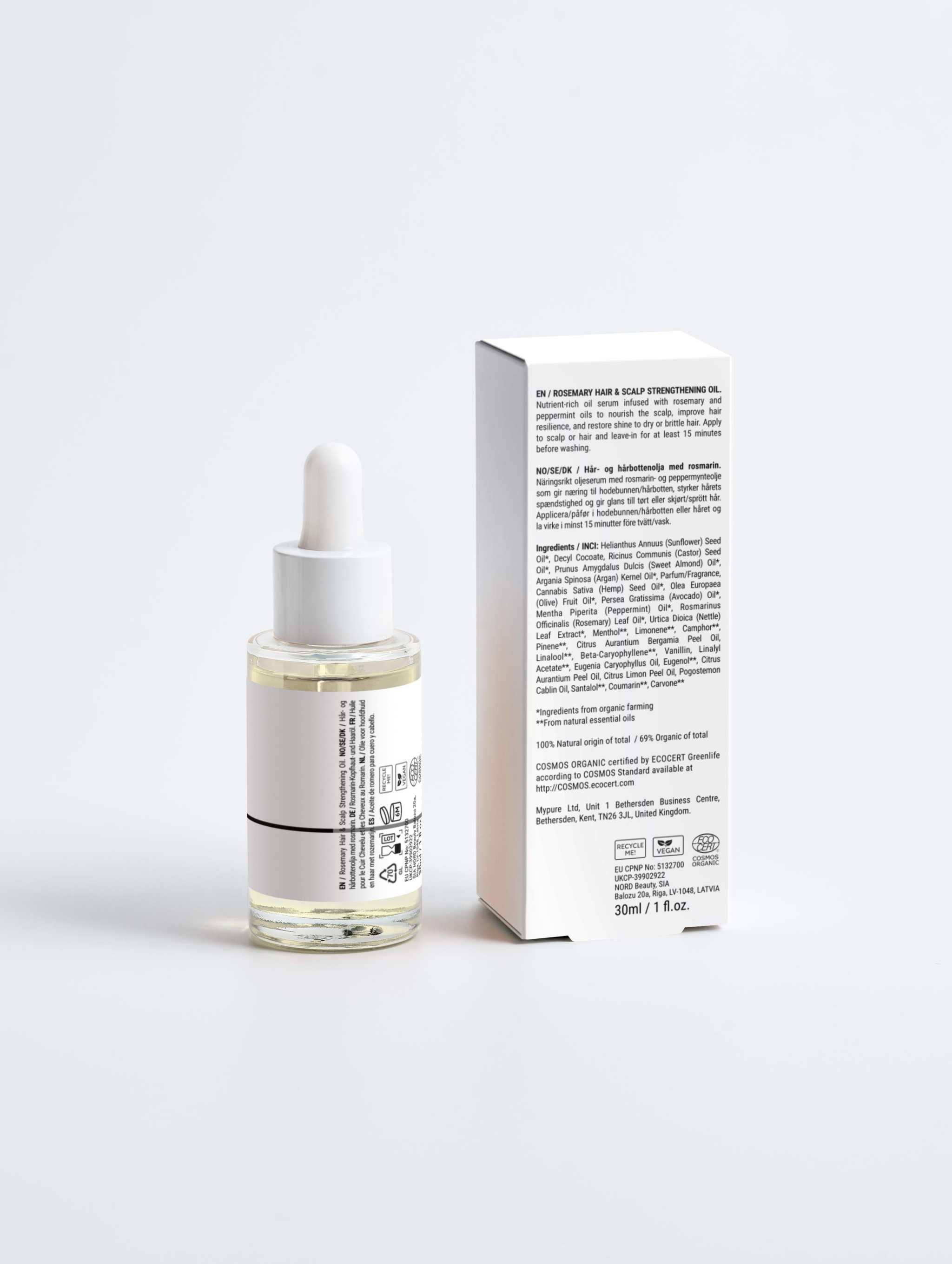 Rosemary Hair & Scalp Strengthening Oil for men