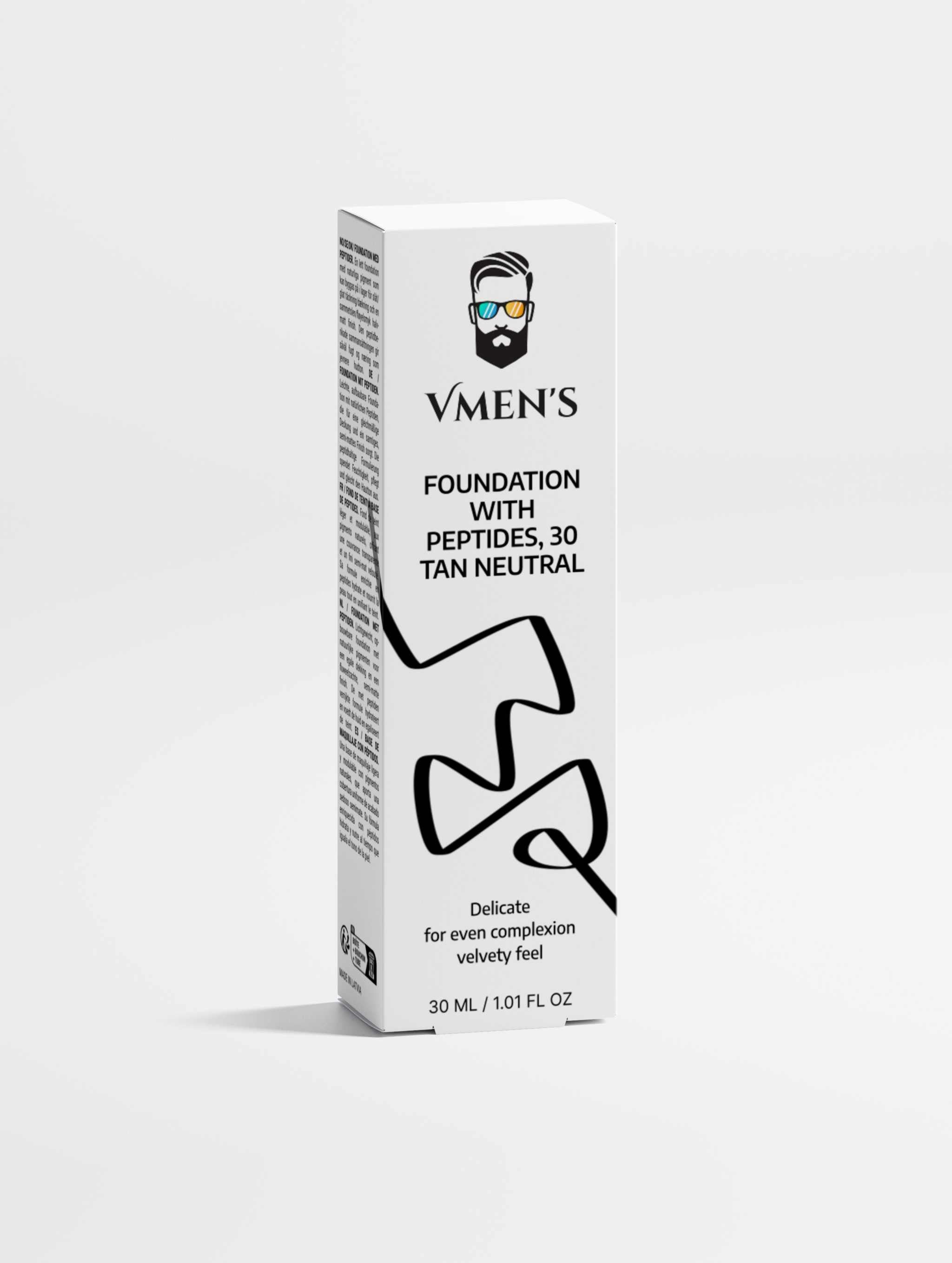 VMEN’S Foundation with Peptides, 30 Tan Neutral