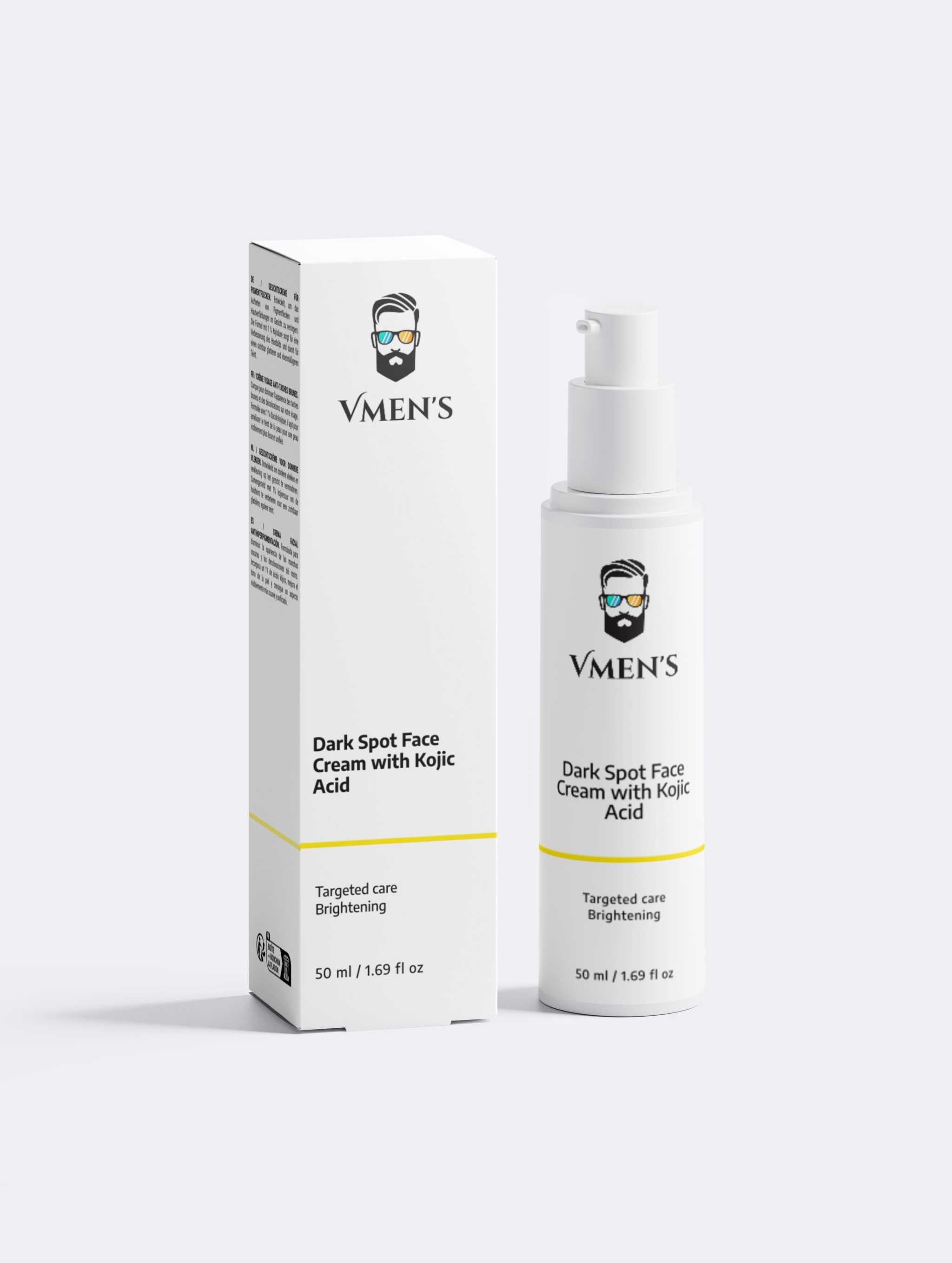 Dark Spot Face Cream with Kojic Acid for Men
