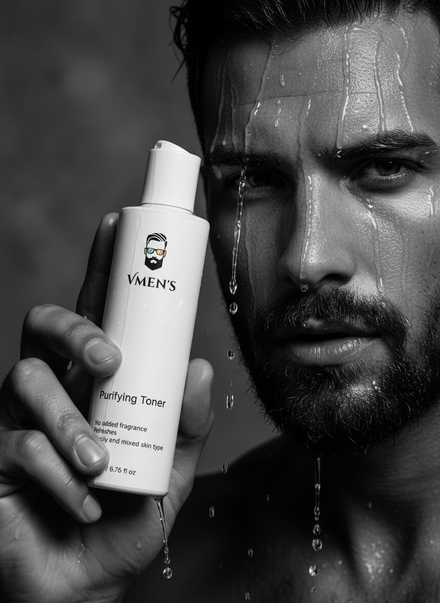 Tonique Purifiant pour Hommes avec Acide Salicylique - Contrôle de l&