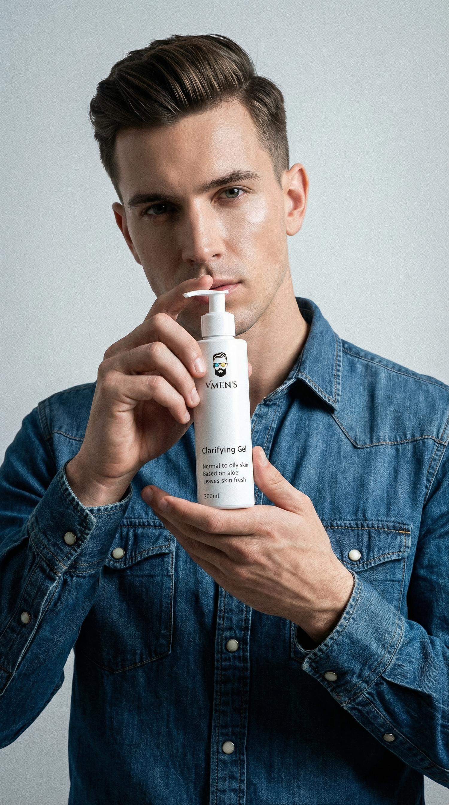 Gel purificante para hombres