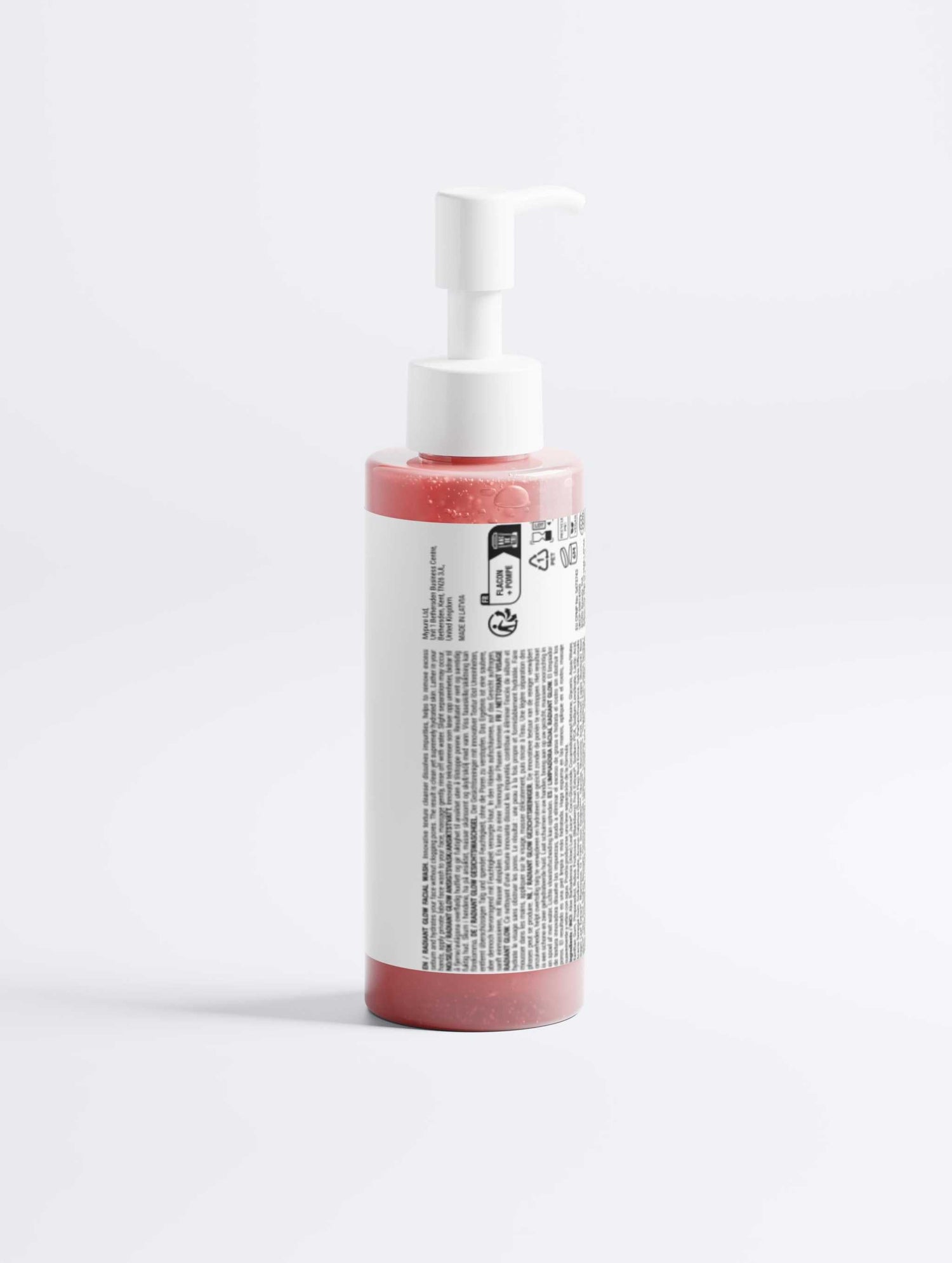 Limpiador facial de brillo radiante para hombres