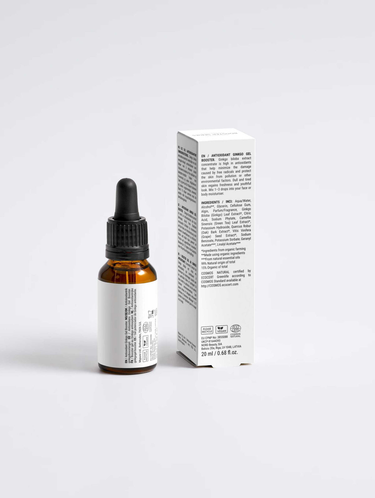 Antioxidant-gelbooster med ginkgo til mænd