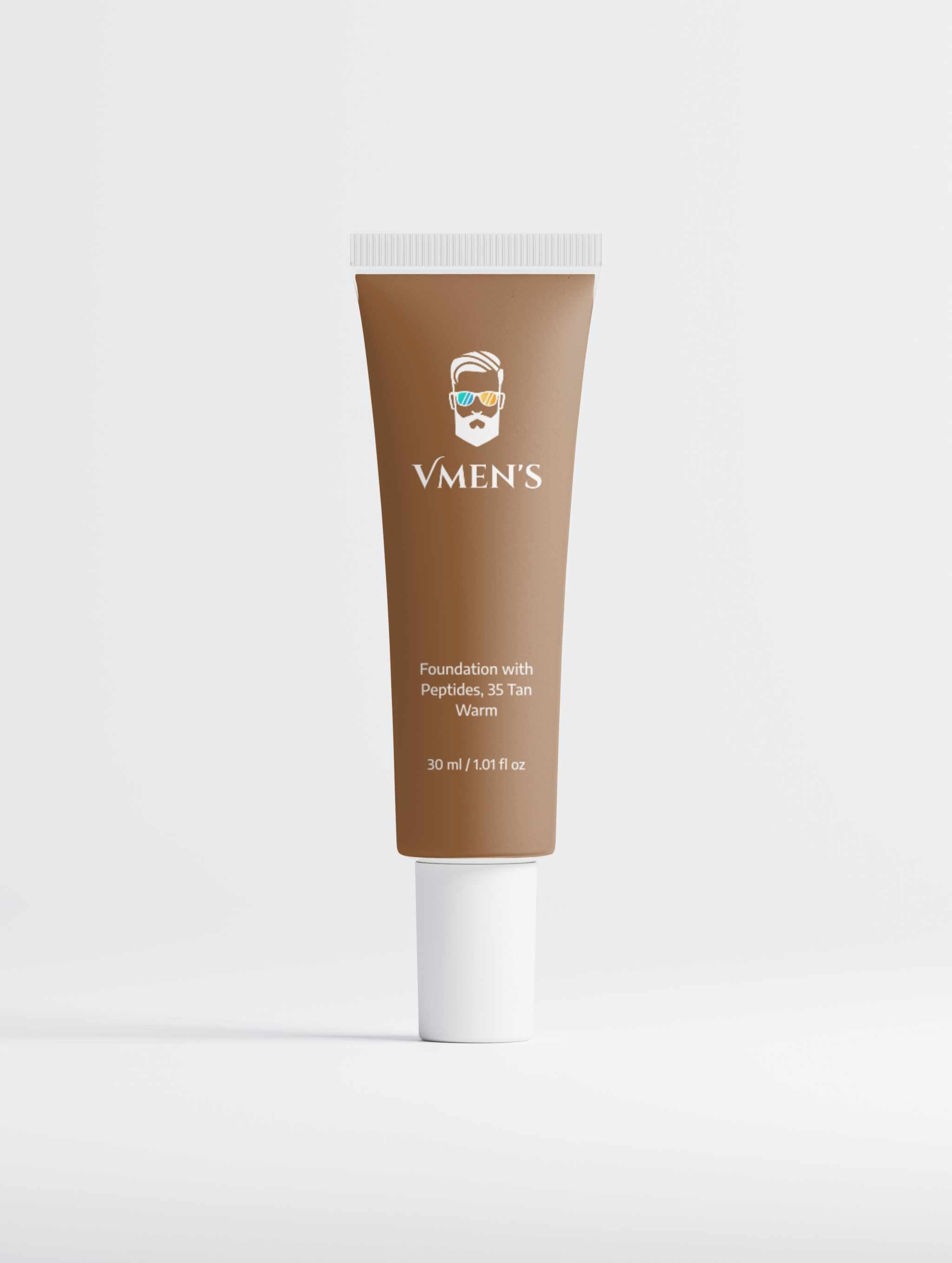 VMEN’S Foundation with Peptides, 35 Tan Warm