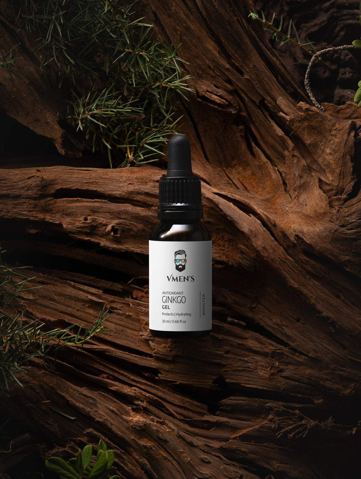 Antioxidativ ginkgobooster i gel för män