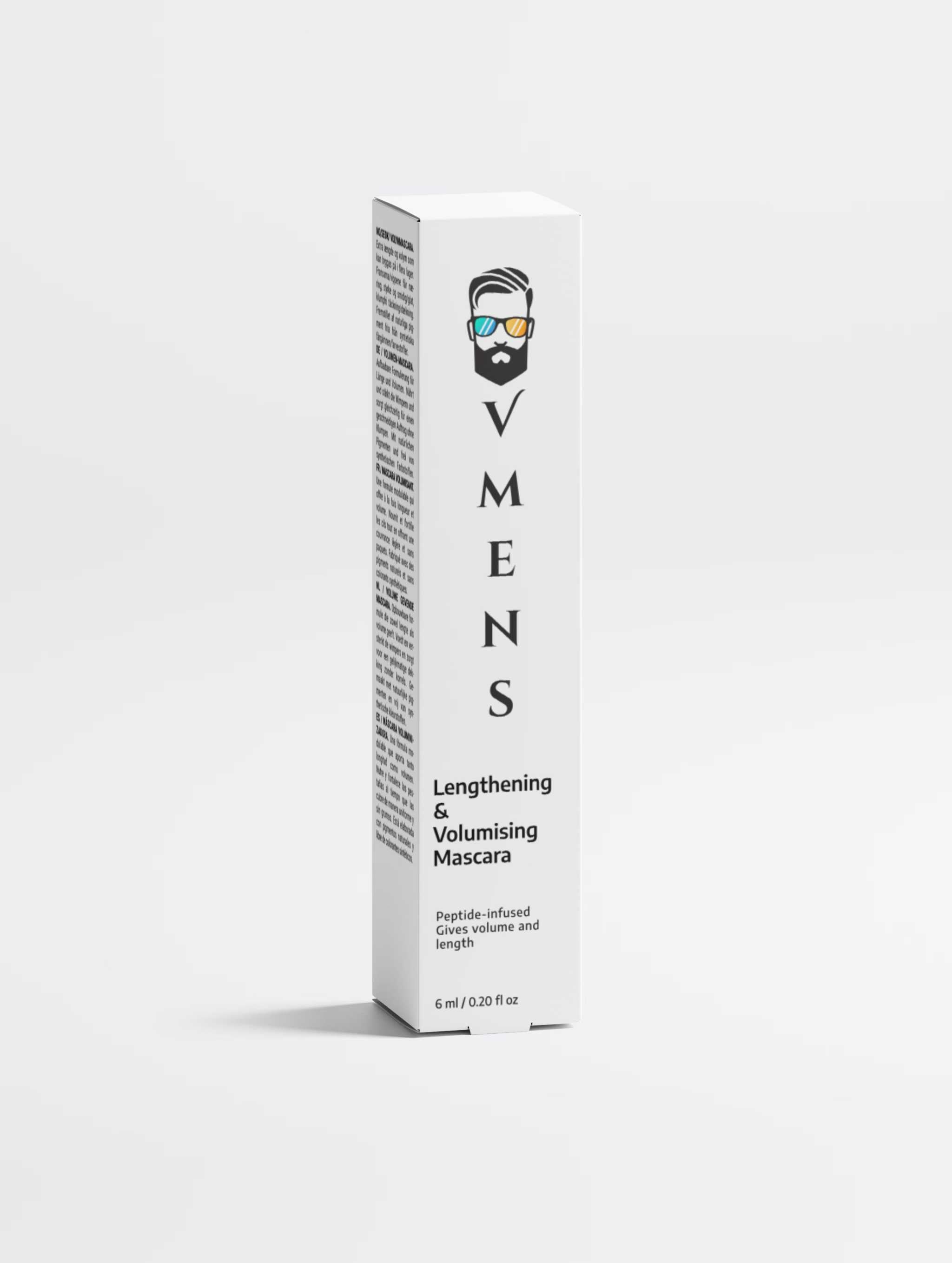 Mascara allungante e volumizzante da uomo