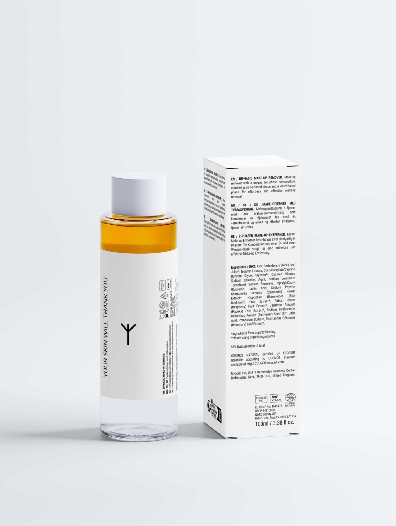 BiPhasic Make - up Remover for Men - Vmen&