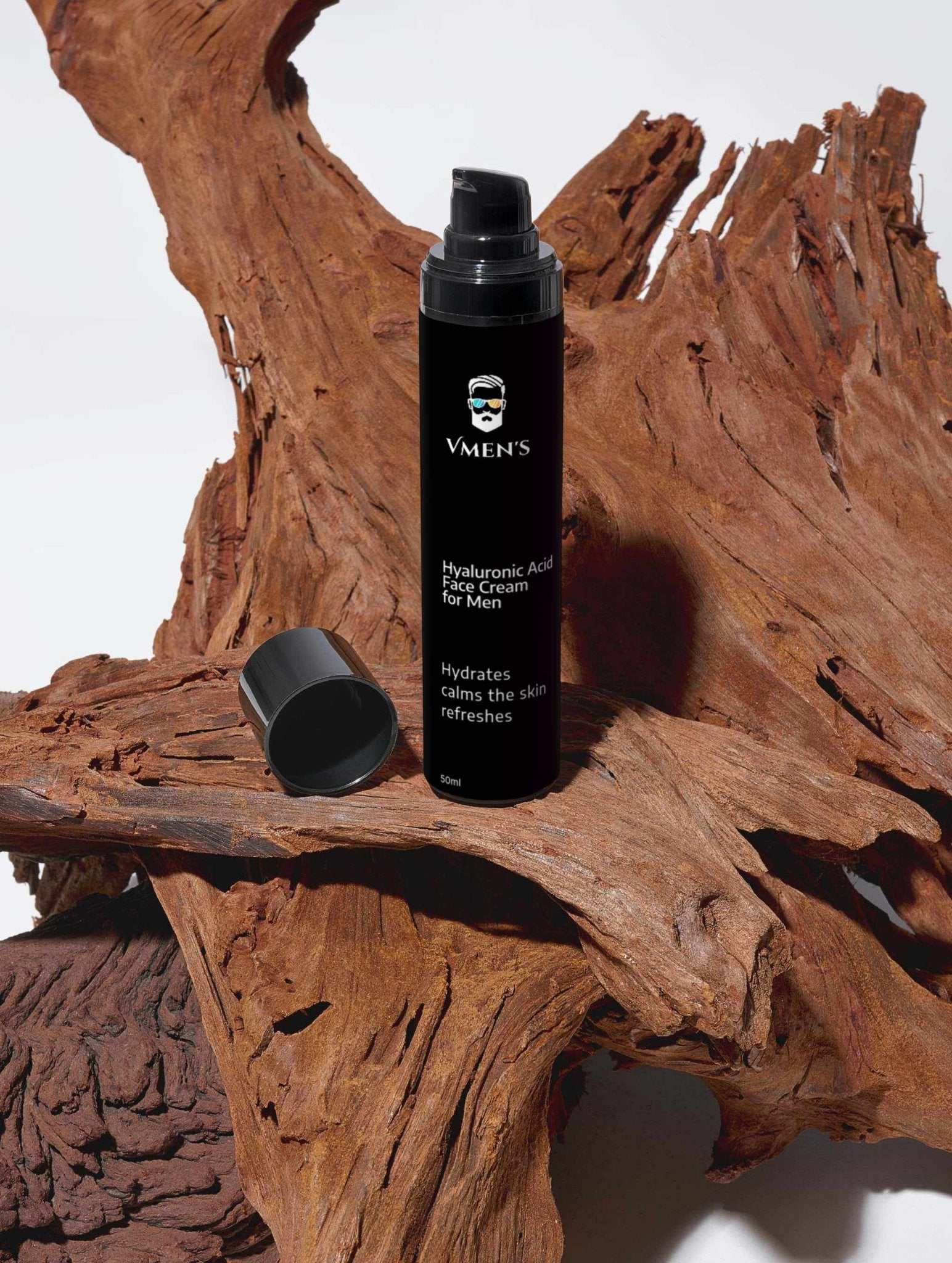 Hyaluronic Acid Face Cream for Men - Vmen&