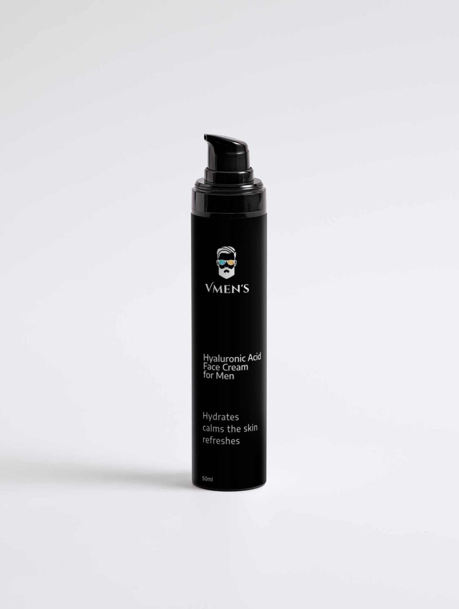 Hyaluronic Acid Face Cream for Men - Vmen&