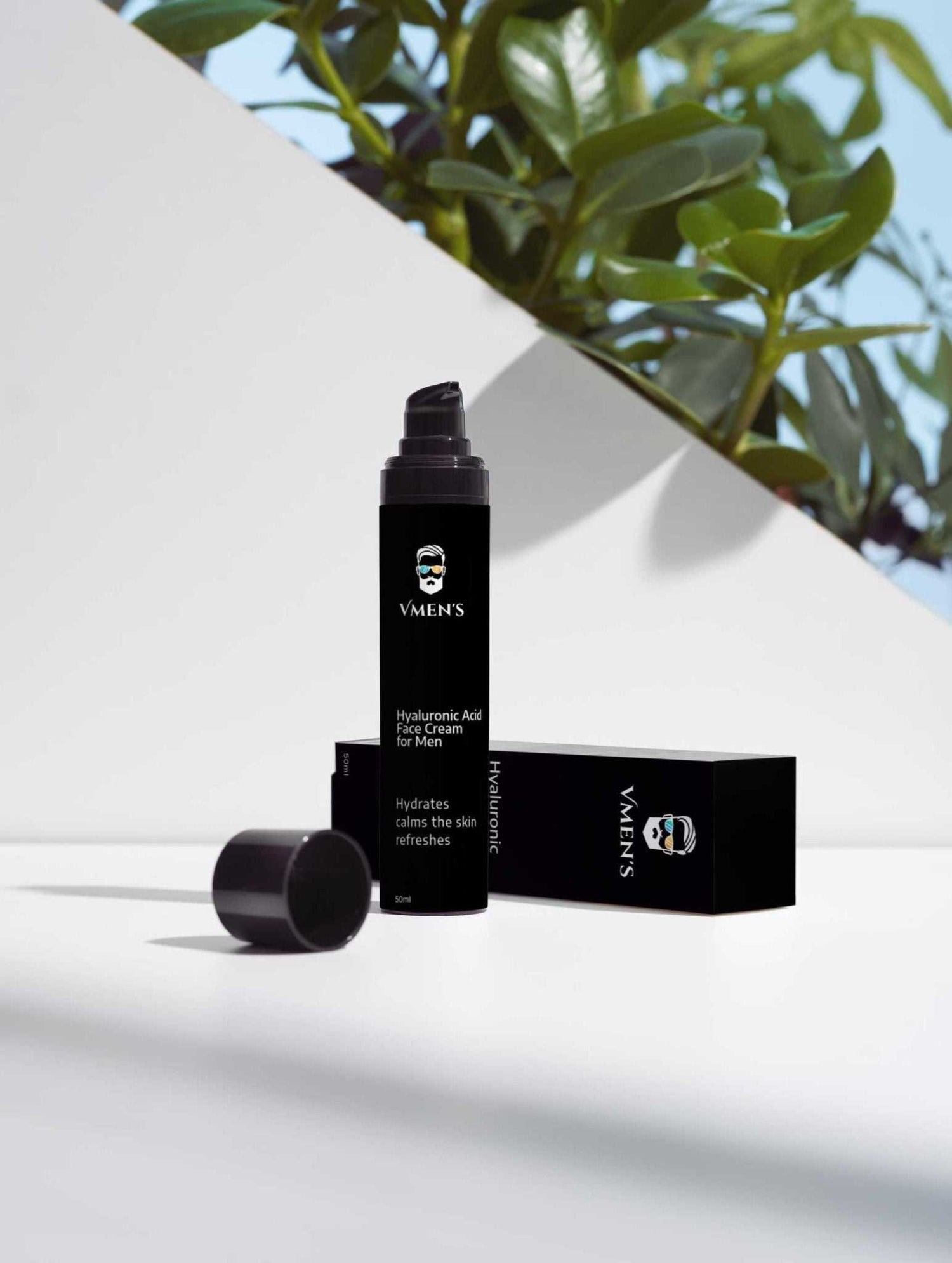 Hyaluronic Acid Face Cream for Men - Vmen&