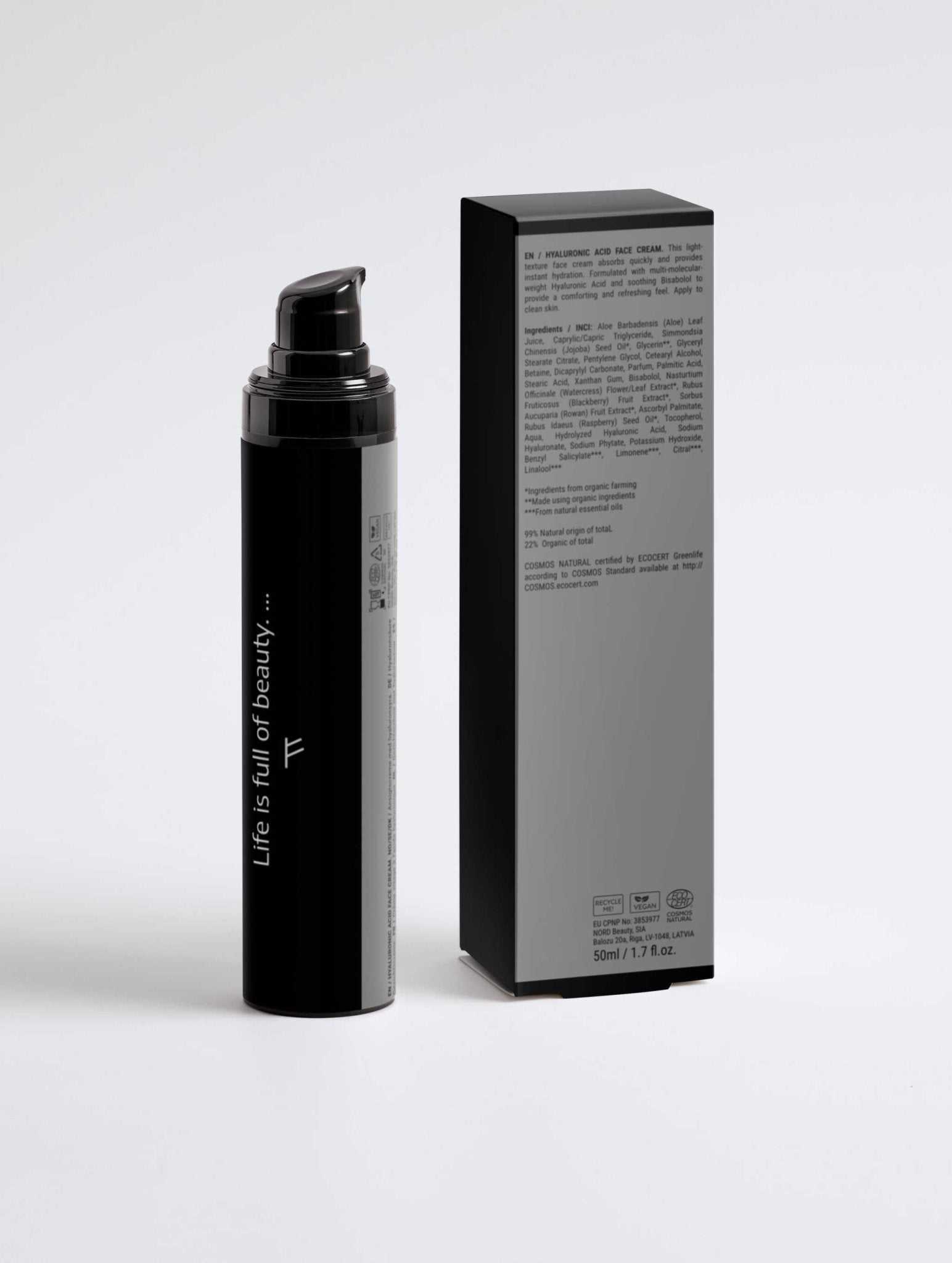 Hyaluronic Acid Face Cream for Men - Vmen&