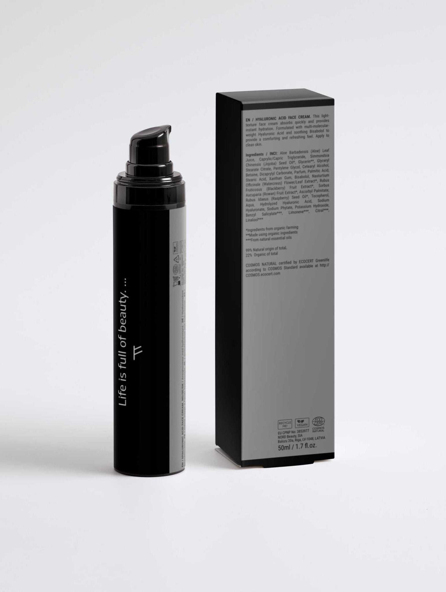 Hyaluronic Acid Face Cream for Men - Vmen&
