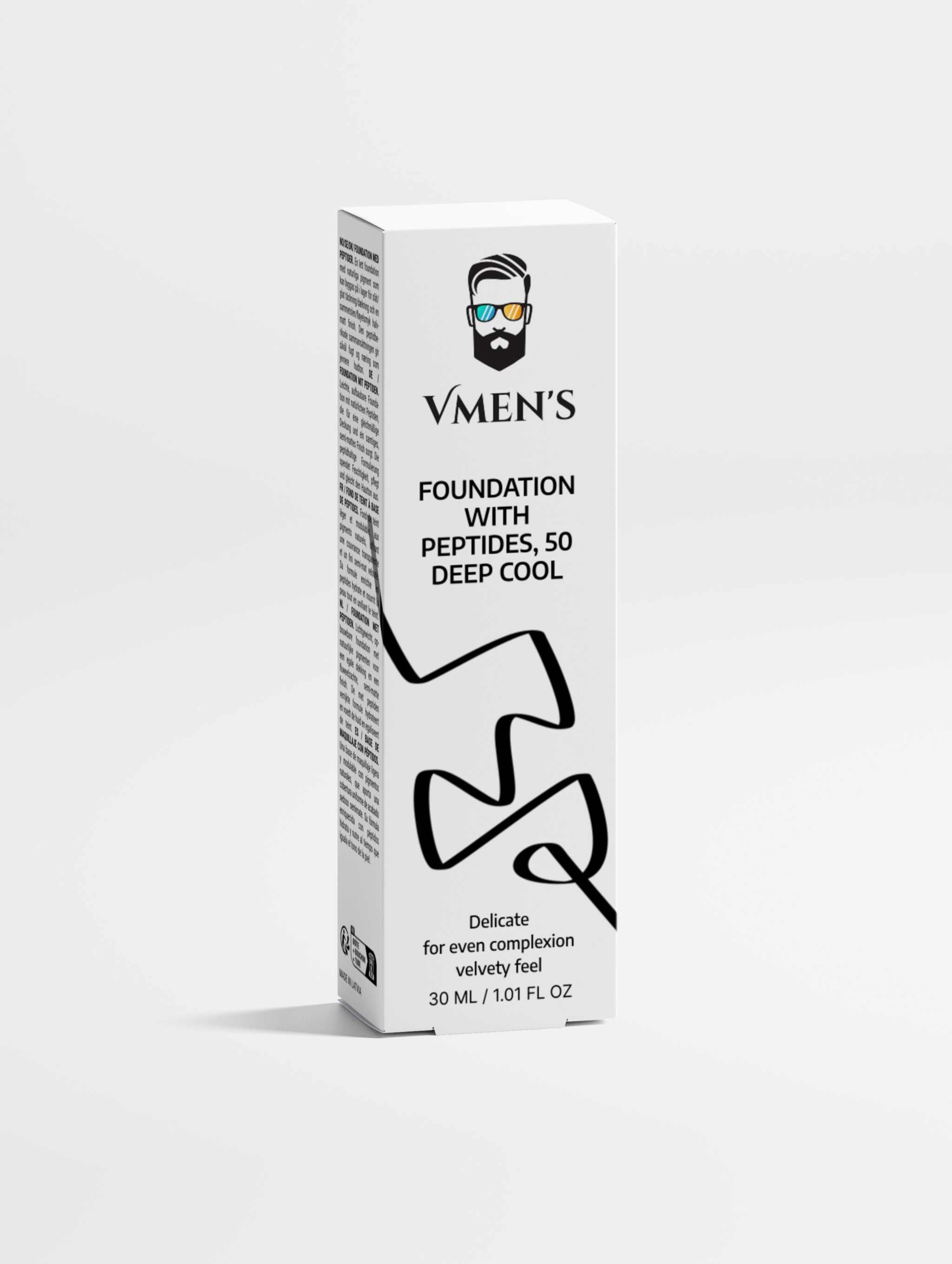VMEN’S Foundation with Peptides, 50 Deep Cool
