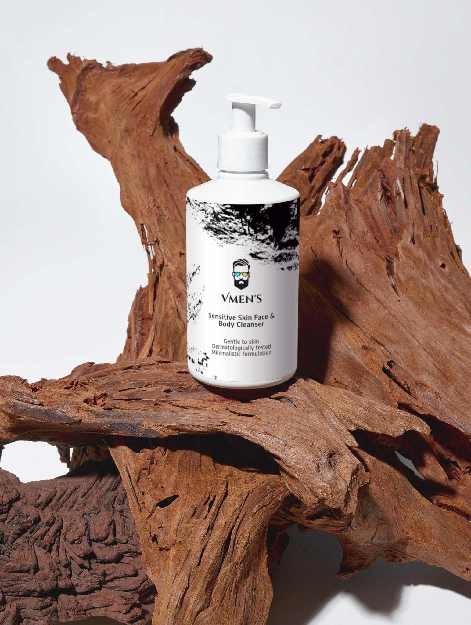 Sensitive Skin Face & Body Cleanser - Vmen&