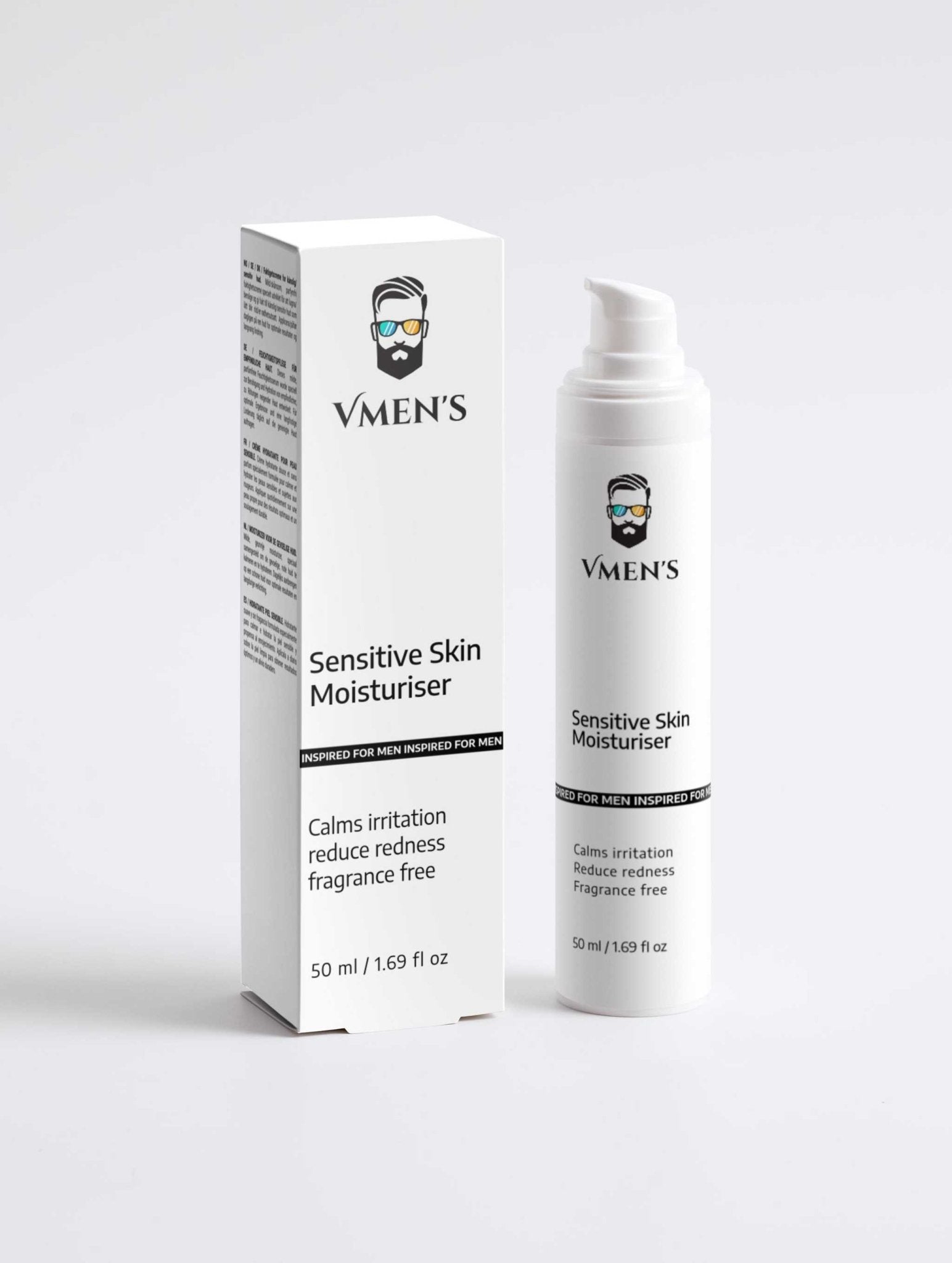 Sensitive Skin Moisturiser - Vmen&