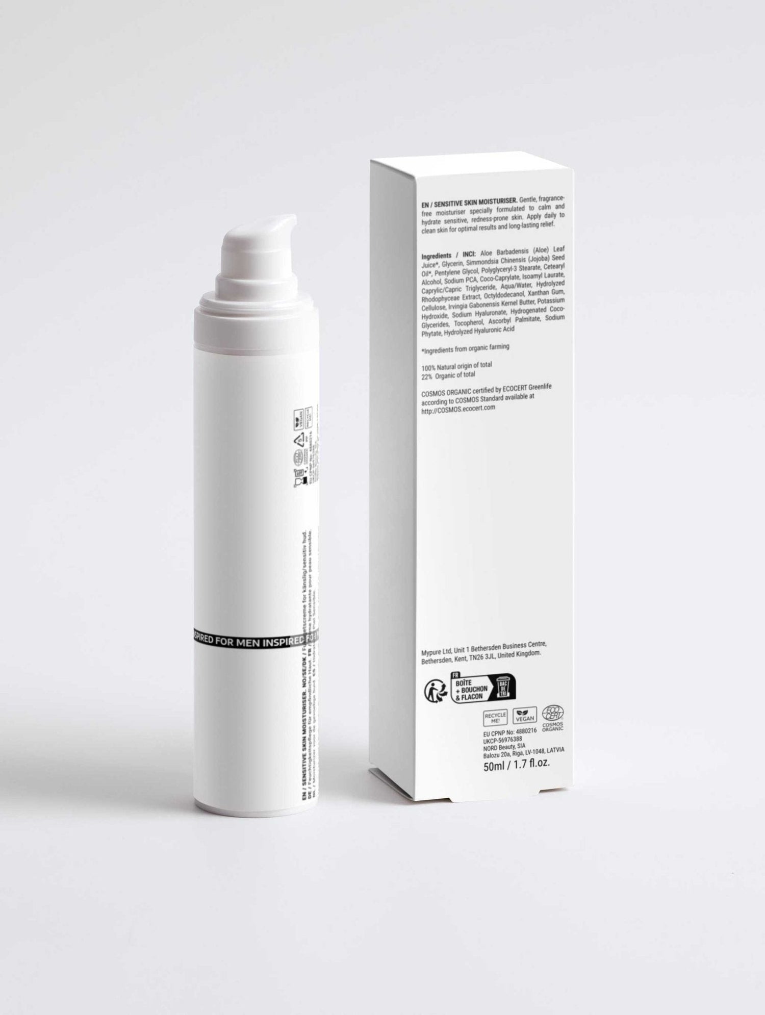 Sensitive Skin Moisturiser - Vmen&