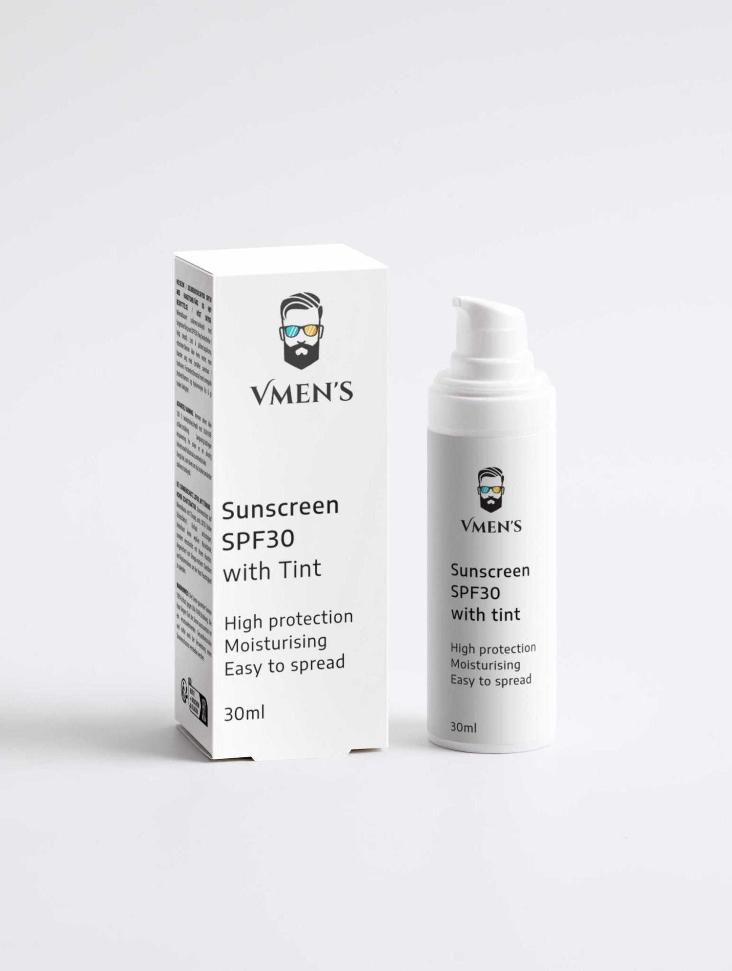 Sunscreen SPF30, with tint - Vmen&