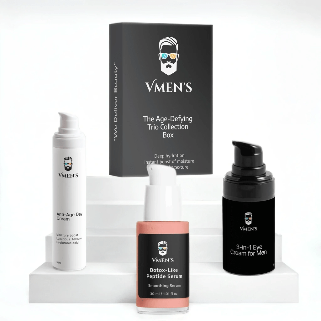 The Age-Defying Trio Collection Box – Anti-Aging Skincare for Men