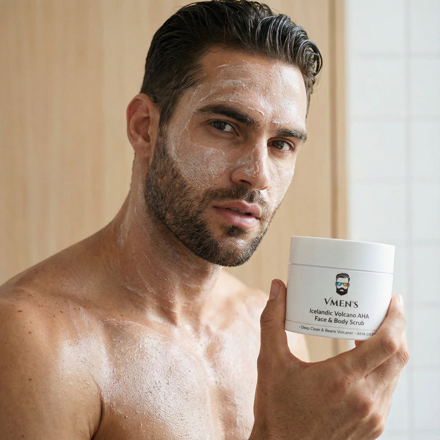 Exfoliation for Men: AHA, Scrubs & Frequency | VMEN’S
