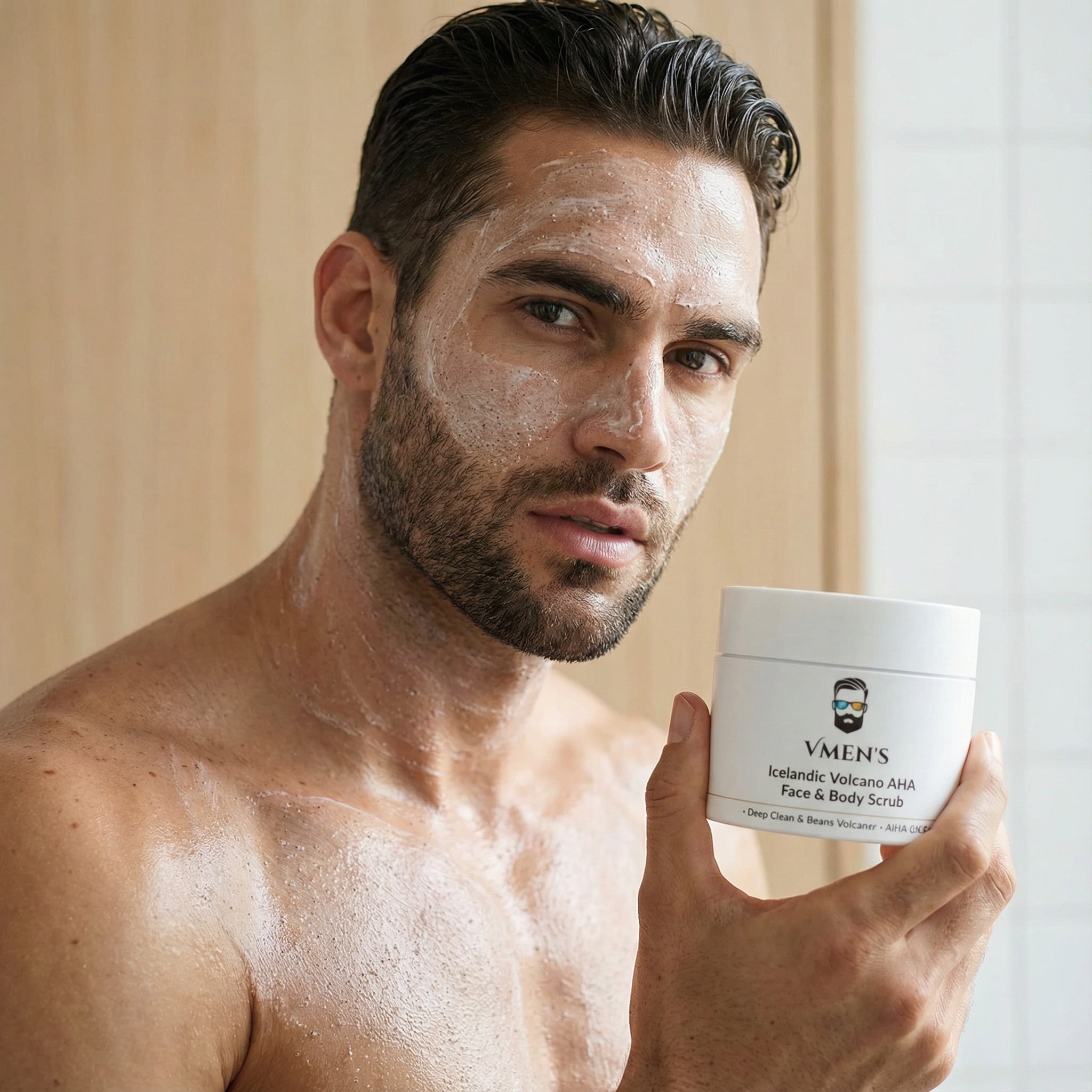 Exfoliation for Men: AHA, Scrubs & Frequency | VMEN’S