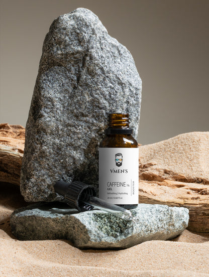 Gel booster pour les yeux et le visage à la caféine pour hommes
