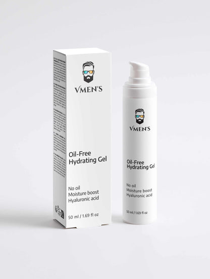 Hydratační gel pro muže bez oleje — bílý