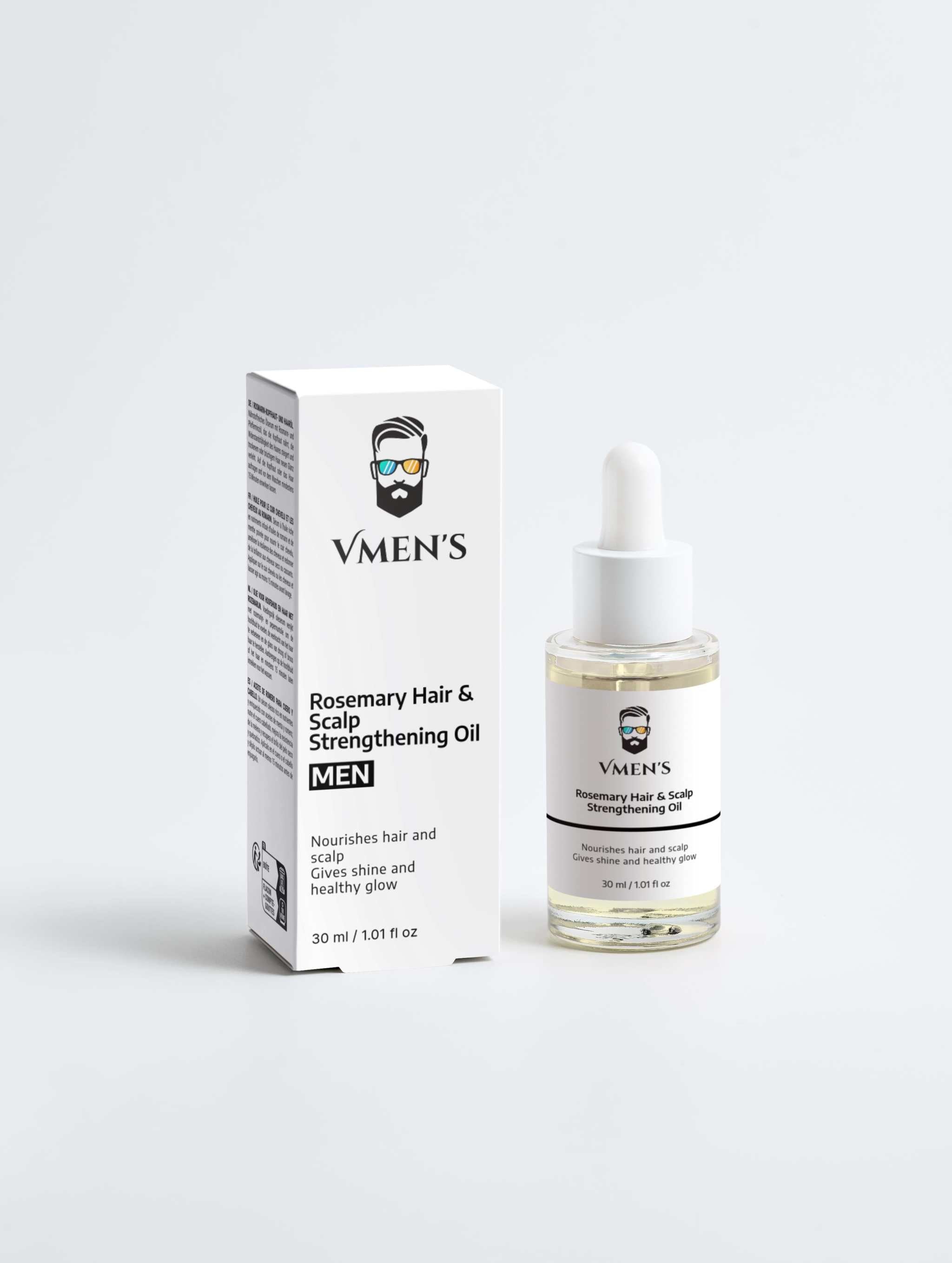 Rosemary Hair &amp; Scalp Strengthening Oil for men