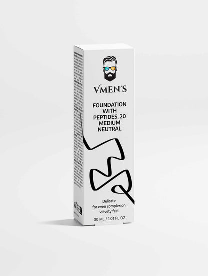 VMEN’S Foundation with Peptides, 20 Medium Neutral