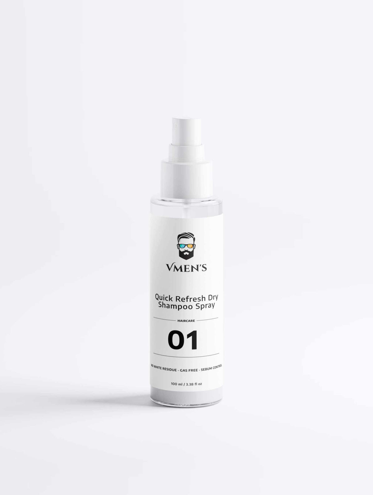 VMEN’S Quick Refresh Dry Shampoo Spray for men, 100 ml