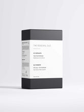Back of the VMEN’S Derma Renewal Duo box listing the kojic acid exfoliator and urea body cream.