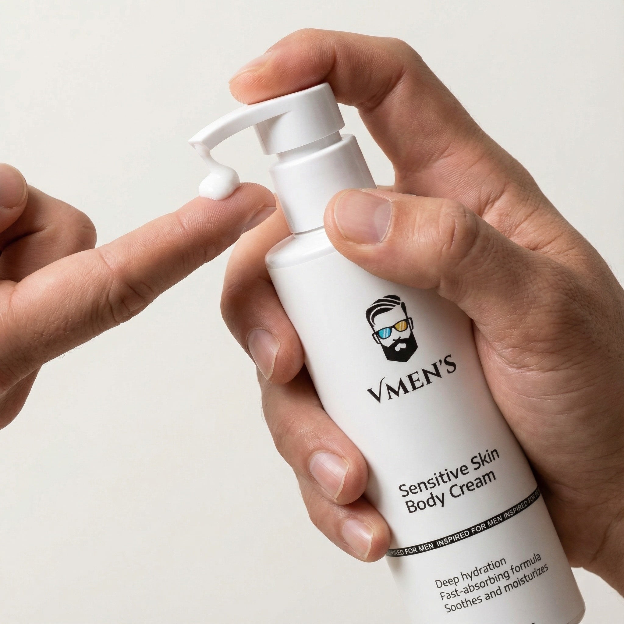 Herren Körpercreme für empfindliche Haut - Tiefe Hydratation &amp; Schutz