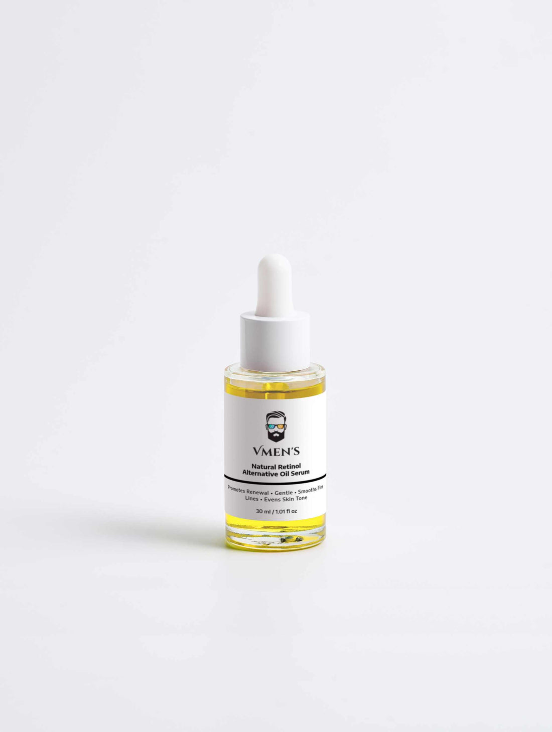 Sérum de Óleo Alternativo Natural ao Retinol para Homem - Suave Anti-Envelhecimento