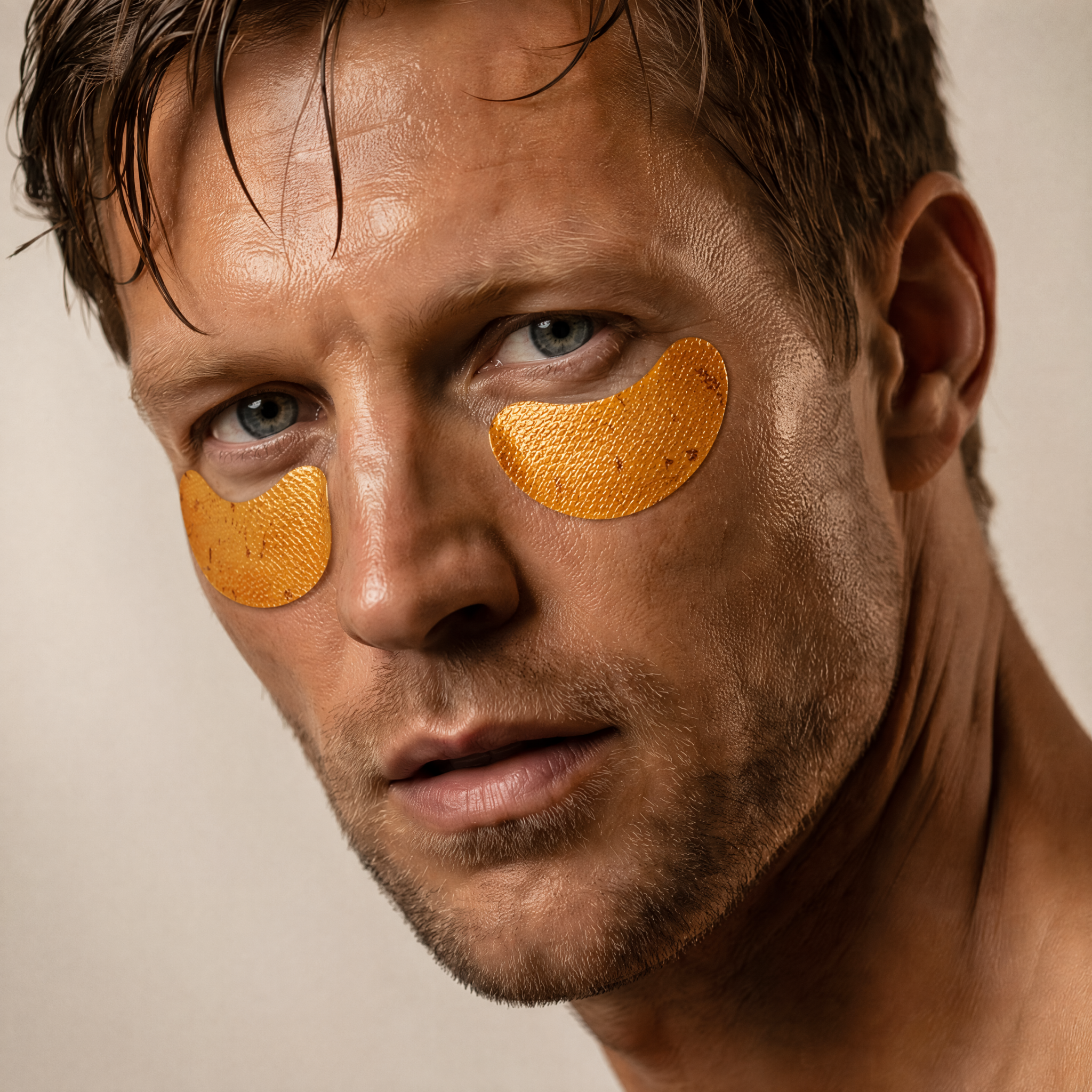 Anti-fatigue hydrogel eye patches for men under eyes