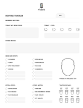 Digital Skincare Daily Journal - Vmen&