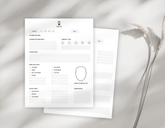 Digital Skincare Daily Journal - Vmen&