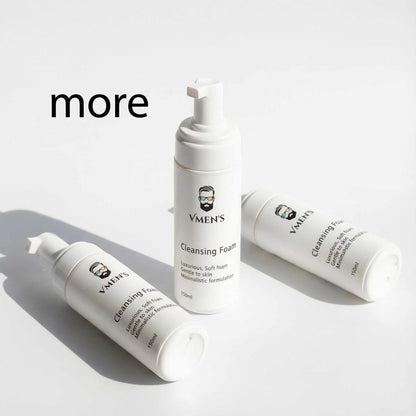 Espuma de Limpeza Luxuosa para Homem - Limpeza Profunda Natural