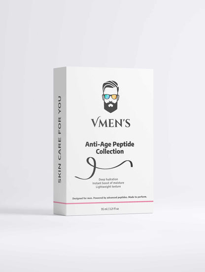 A white rectangular product box for VMEN&