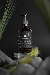 Hand & Body Wash, Peppermint & Dark Cedar - Vmen&
