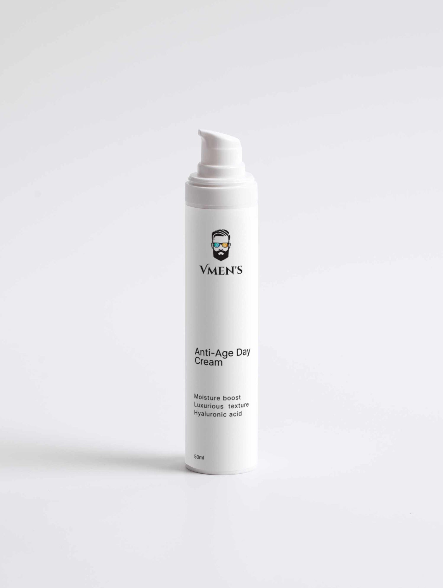 White cream bottle VMEN&
