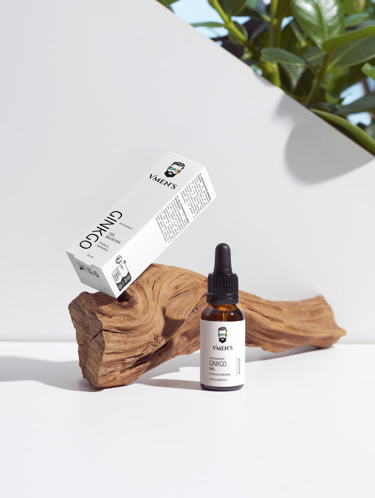 Antioxidativ ginkgobooster i gel för män