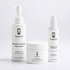 Three white skincare containers from VMEN&
