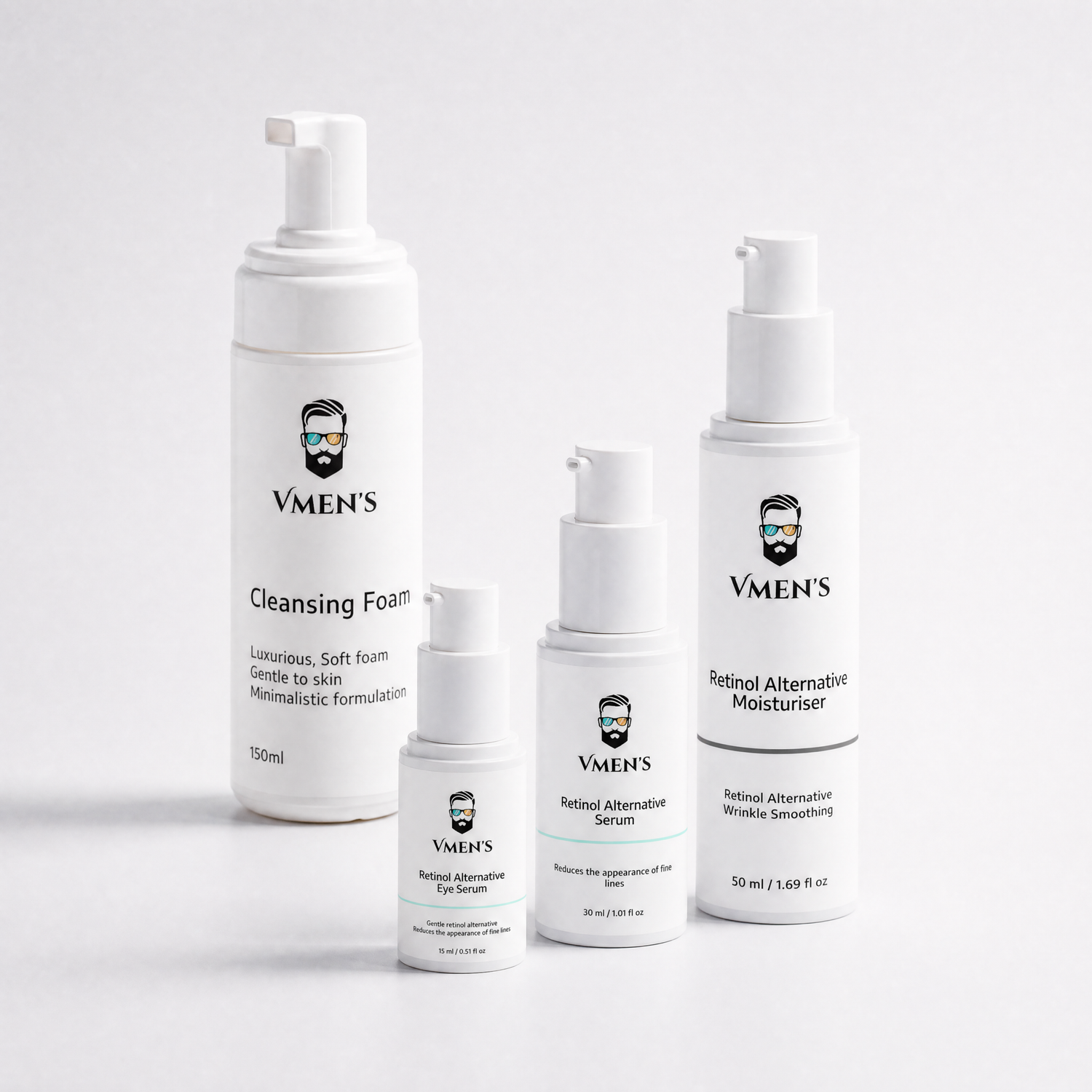 Rutina antiedad con alternativa al retinol para hombres