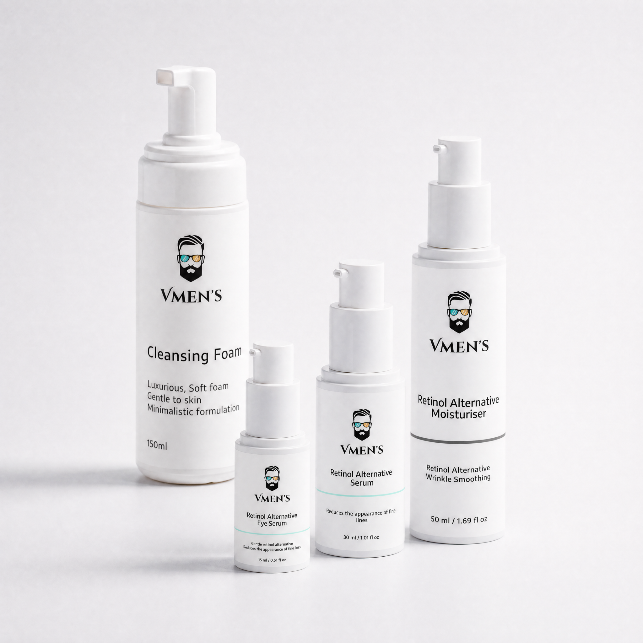 Rutina antiedad con alternativa al retinol para hombres
