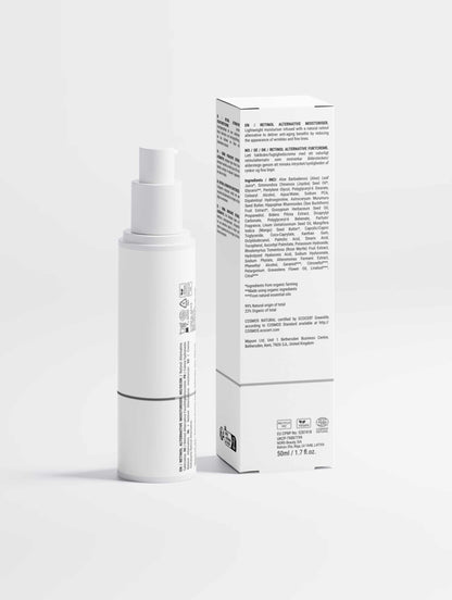 Retinol alternative moisturiser for men with hydrating natural ingredients