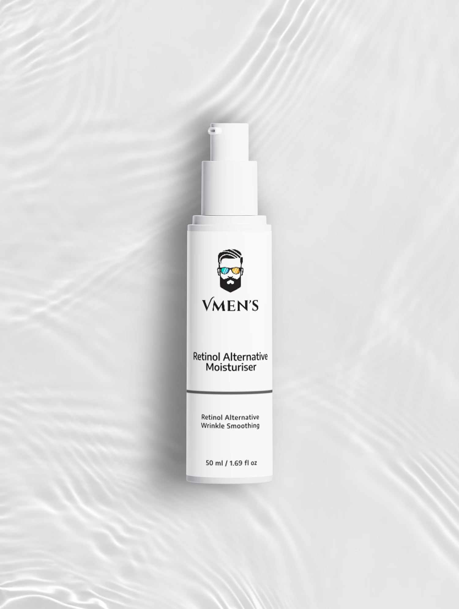 Retinol alternative moisturiser for men with hydrating natural ingredients